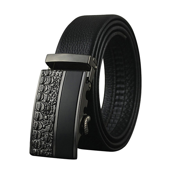 Thắt Lưng Nam Cao Cấp AT Leather P104 - Đen 