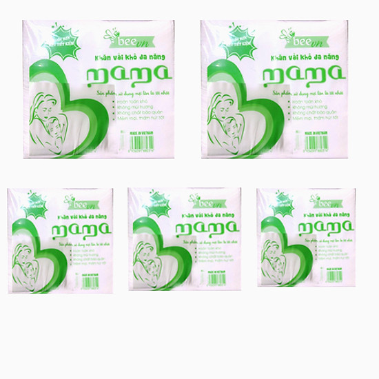 Combo 3 khăn vải khô đa năng cao cấp mama 600g  600 tờ - ảnh sản phẩm 3