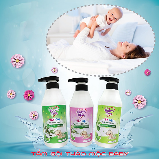 Tắm gội thảo mộc baby chiết xuất trầu không và tràm trà 500ml bub&mum công - ảnh sản phẩm 6