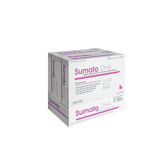 Thực phẩm chức năng bổ sung vitamin dành cho bà bầu sumato dha - ảnh sản phẩm 3