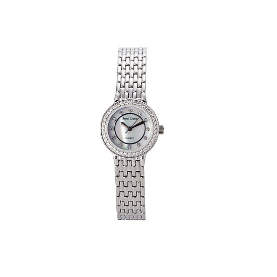 Đồng Hồ Nữ Dây Kim Loại Royal Crown 3650SS (24mm) - Bạc 