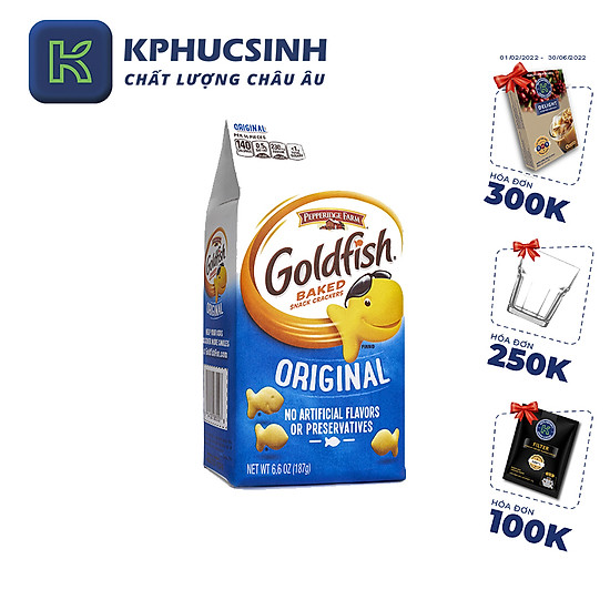 Giao nhanh hcm bánh goldfish original hiệu pepperidge farm 187g - ảnh sản phẩm 1