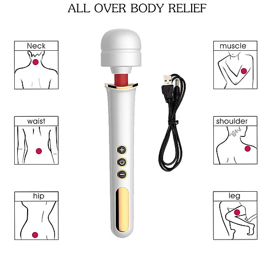 Máy massage hv290 5 cấp độ pin sạc nhanh - ảnh sản phẩm 4