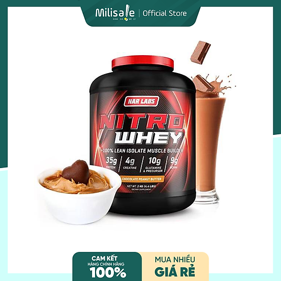 Nitro whey vanilla smoothie 4,4lbs - ảnh sản phẩm 1