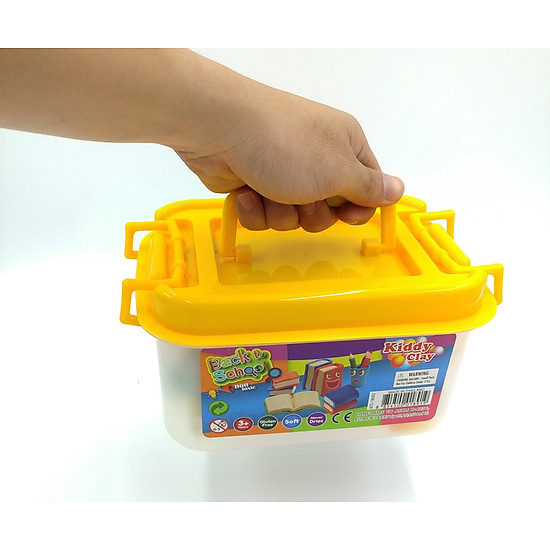 Đất nặn kiddy clay 12 màu 1000g + bộ dụng cụ bts18002 - ảnh sản phẩm 9