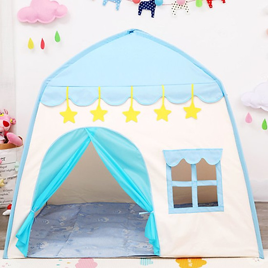 Lều cho bé hình chóp lâu đài - lều công chúa hoàng tử trong nhà cho bé vui - ảnh sản phẩm 2