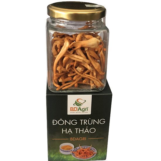 Hộp 20g loại i đông trùng hạ thảo sấy thăng hoa bdagri giữ nguyên 100% - ảnh sản phẩm 7