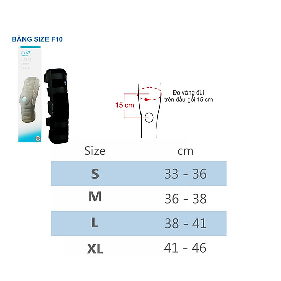Nẹp gối chỉnh biên độ gập duỗi sau phẫu thuật dây chằng united medicare f10 - ảnh sản phẩm 5