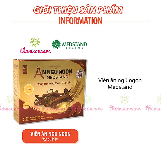 Ăn ngủ ngon medstand - hàm lượng cao đông trùng hạ thảo và linh chi - ảnh sản phẩm 2