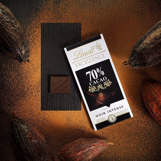 Socola pháp lindt excellence 70% cacao thanh100g - ảnh sản phẩm 5