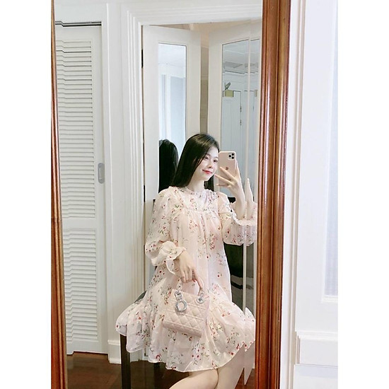 Đầm Bầu Tết Váy Bầu Cổ Sen Mùa Hè Thiết Kế Dáng Babydoll Xinh Xắn Đi Chơi  Dự Tiệc HD2665 Honey Mommy | Shopee Việt Nam