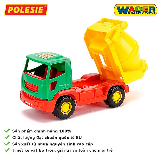 Xe trộn bê tông xây dựng tipper đồ chơi - wader toys - ảnh sản phẩm 4