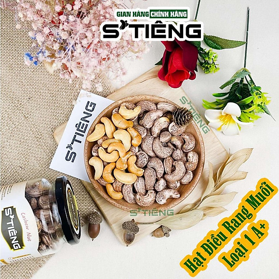 500gr hạt điều rang muối stieng bình phước loại 1 a+ nguyên hạt còn vỏ lụa - ảnh sản phẩm 3