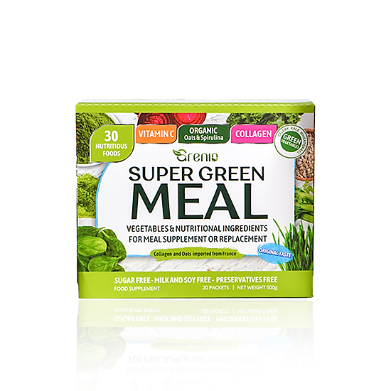 Grenio super green meal - bữa ăn thay thế từ rau xanh kiểm soát cân nặng, - ảnh sản phẩm 1