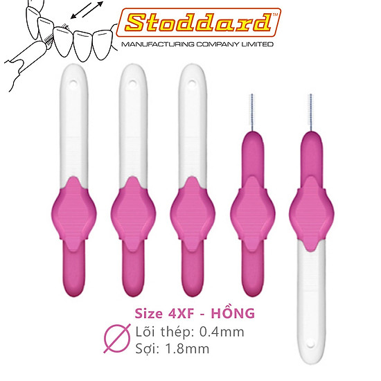 Bộ bàn chải kẽ răng stoddard từ 0.6 đến 2.5mm - uk - ảnh sản phẩm 7