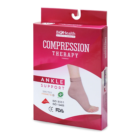 Tất, vớ bó gót chân chống giãn tĩnh mạch biohealth ankle support - ảnh sản phẩm 3