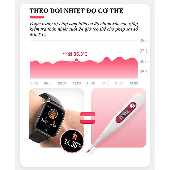 Đồng hồ theo dõi sức khỏe đa năng t_1_q - đồng hồ thông minh - ảnh sản phẩm 5