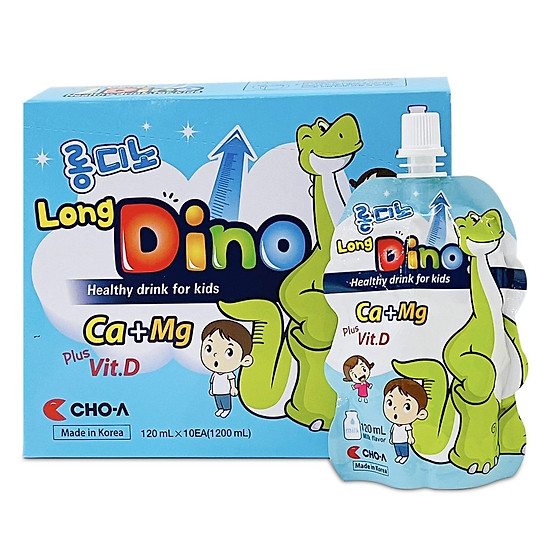 Nước uống dinh dưỡng vị sữa dành cho trẻ em long dino mẫu mới 10 gói x - ảnh sản phẩm 3