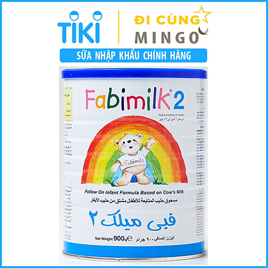 Sữa bột fabimilk số 2 900g 6-12 tháng - nhập khẩu vương quốc anh - ảnh sản phẩm 1