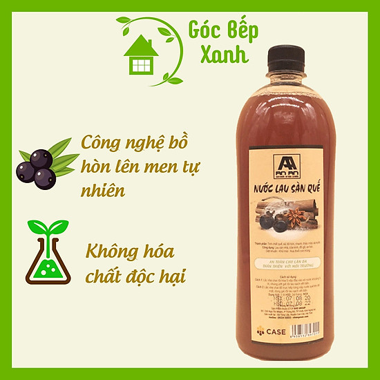 Nước lau sàn hữu cơ an an quế dung tích 1 lít - ảnh sản phẩm 4