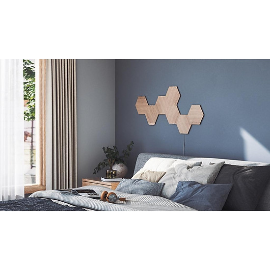 Bộ đèn thông minh nanoleaf elements hexagons starter kit 7 ô đèn lục giác - ảnh sản phẩm 3