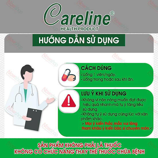 Viên uống careline evening primrose oil hỗ trợ đẹp da điều hòa kinh nguyệt - ảnh sản phẩm 6