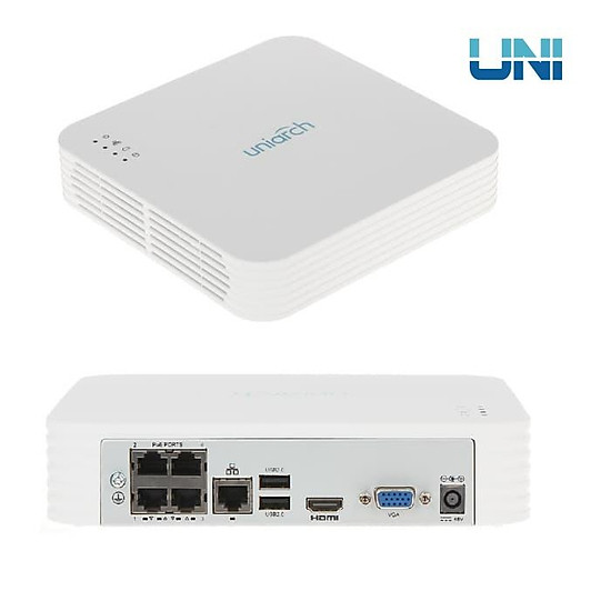 Đầu ghi hình 4 kênh ip poe uniarch nvr-104ls-p4 - hàng chính hãng - ảnh sản phẩm 4