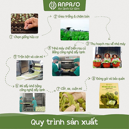 Mì mầm lúa mạch organic anpaso ăn dặm cho bé từ 6 tháng tuổi - ảnh sản phẩm 6