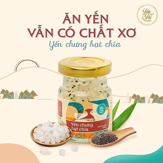 Yến thị- chưng hạt chia-hũ chưng sẵn-30% yến-70ml - ảnh sản phẩm 6