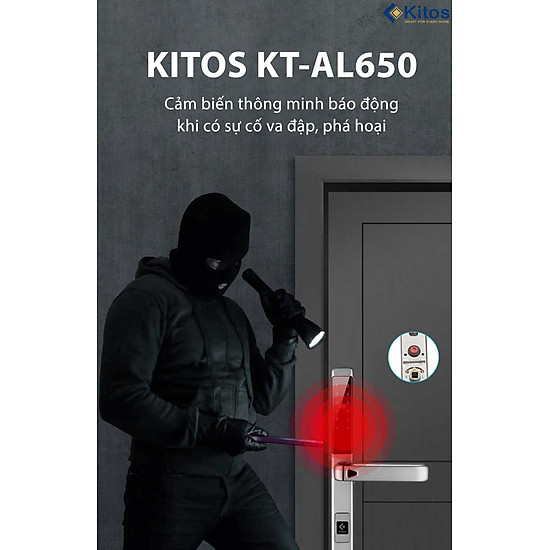 Khóa thông minh cửa nhôm kitos kt-al650 plus - ảnh sản phẩm 7