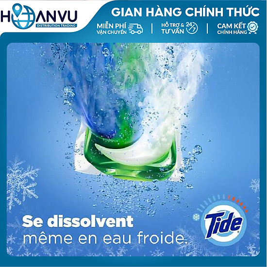 Bình viên giặt tide pods plus ultra oxi 4in1 104 viên - nhập khẩu mỹ - ảnh sản phẩm 4