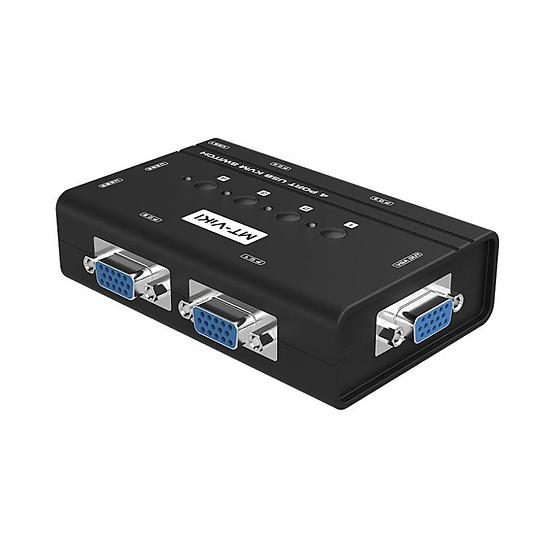 Hub 4 Cổng USB KVM Hỗ Trợ Kết Nối Chuột Không Dây