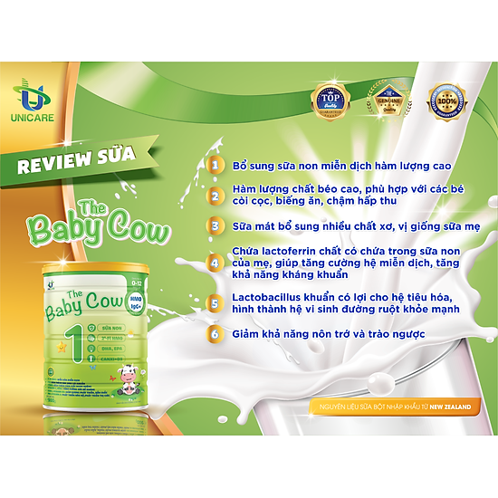 Sữa non the baby cow 900gr - ảnh sản phẩm 7