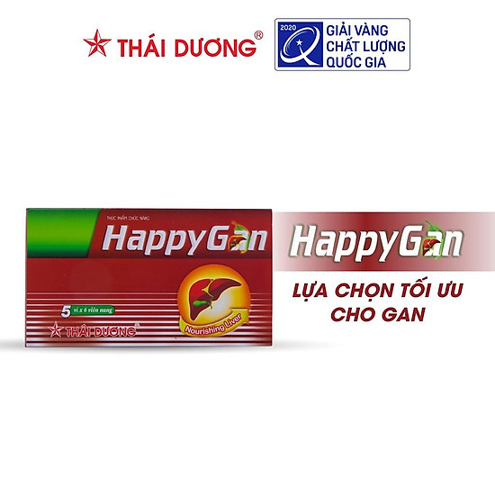 Viên uống happy gan mát gan thái dương 30 viên hộp - ảnh sản phẩm 1