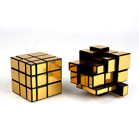 Đồ chơi ảo thuật rubik phản chiếu ánh vàng 3x3 - ảnh sản phẩm 1