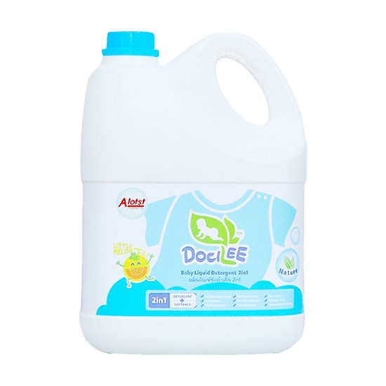 Nước giặt xả quần áo em bé docilee 2in1 xanh 3000ml - ảnh sản phẩm 1