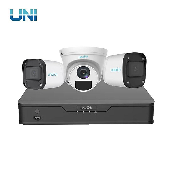 Combo 3 camera ip 2.0mp uniarch n32p1bc- hàng chính hãng - ảnh sản phẩm 1