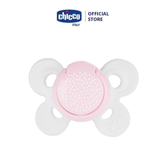 Ty ngậm silicon chicco physio comfort kèm hộp 0-6m - ảnh sản phẩm 2