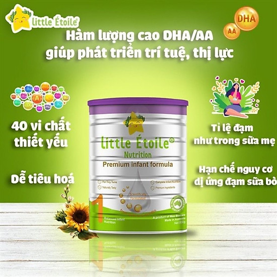 Sữa bột ngôi sao nhỏ little étoile sô 1 0-6 tháng 800g - ảnh sản phẩm 3