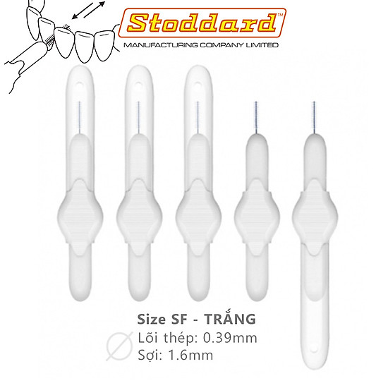 Bộ bàn chải kẽ răng stoddard từ 0.6 đến 2.5mm - uk - ảnh sản phẩm 10