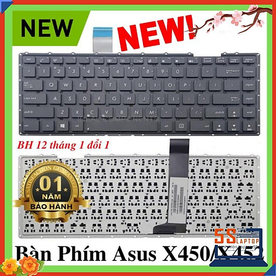 Siêu rẻbàn phím laptop asus x450 x450c x450ca x452 x450cp p450l e450l k450 - ảnh sản phẩm 1
