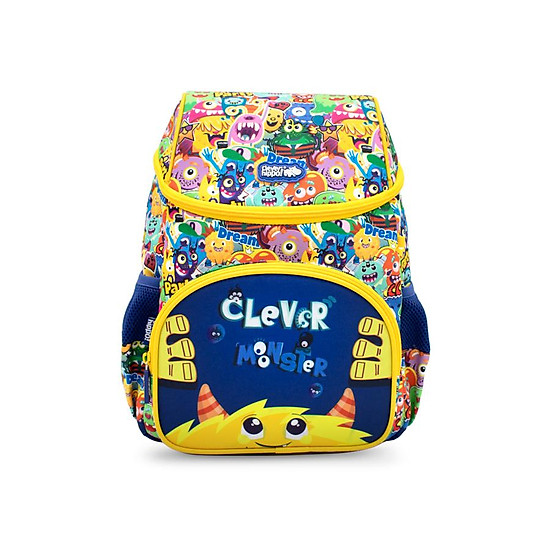 Ba lô clever hippo hoodie - clever monster vàng bm3105 yellow - ảnh sản phẩm 1