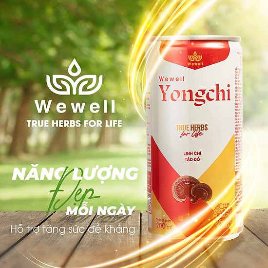 Tpbvsk nước uống thảo dược wewell yongchi thùng 24 lon - ảnh sản phẩm 3