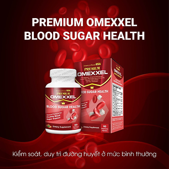 Viên uống hỗ trợ ổn định đường huyết- premium omexxel blood sugar health - ảnh sản phẩm 2