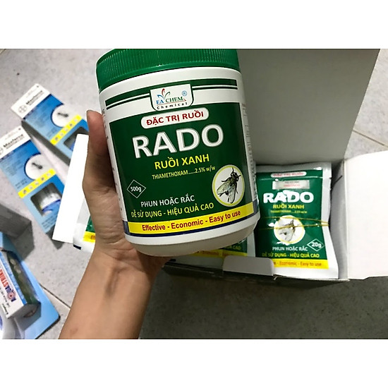 Hạ gục ngay bã diệt ruồi rado lon 500gr dạng phun hoặc rắc - hiệu quả dài - ảnh sản phẩm 3