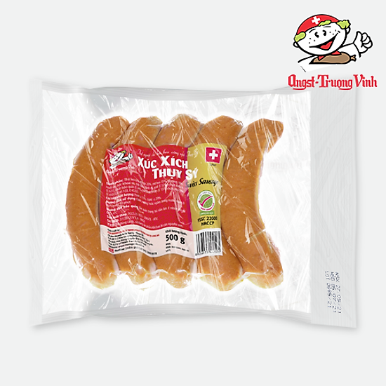 Xúc xích thụy sỹ 12-15cm 100g swiss sausage200gr pe - ảnh sản phẩm 2