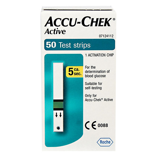 Que thử đường huyết accu-chek active 50 - ảnh sản phẩm 1