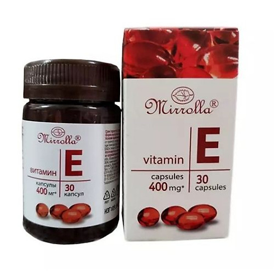 1 hộp vitamin e đỏ mirrolla 400mg 30 viên của nga - ảnh sản phẩm 3