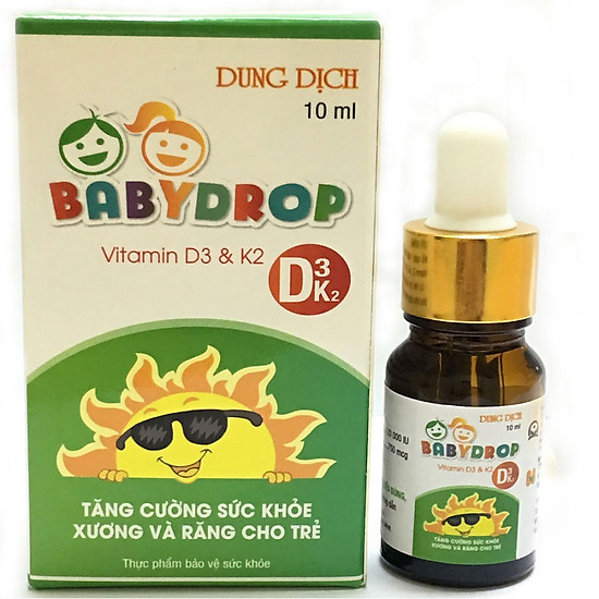 Baby Drop D3 Bổ Sung Vitamin D3 Và Vitamin K2