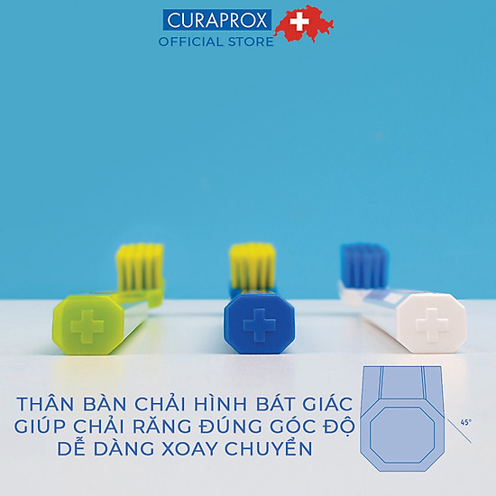 Combo không cô đơn-2 bàn chải răng siêu mềm curaprox - ảnh sản phẩm 10